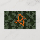 Camouflage Archery Visitenkarte (Rückseite)