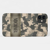 Camouflage Army Camouflage Green Personalisiert Case-Mate iPhone Hülle (Rückseite (Horizontal))
