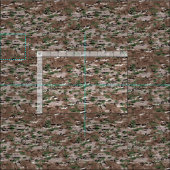 Camouflage Army Forest Wüste Camouflage brauner Kh Stoff (Kachel)
