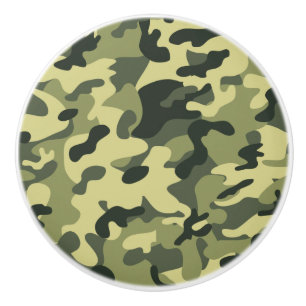 Camouflage Army Green Keramikknauf