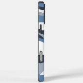 Camouflage Army Monogram Blue Case-Mate iPhone Hülle (Rückseite / Rechts)