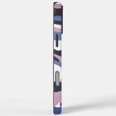 Camouflage Army Monogram Blue Pink Case-Mate iPhone Hülle (Rückseite / Rechts)