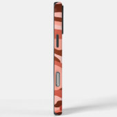 Camouflage Army Monogram iPhone Case-Orange-Brown Case-Mate iPhone Hülle (Rückseite / Rechts)