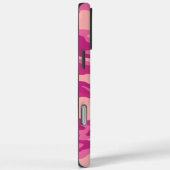 Camouflage Army Monogram Pink Case-Mate iPhone Hülle (Rückseite / Rechts)