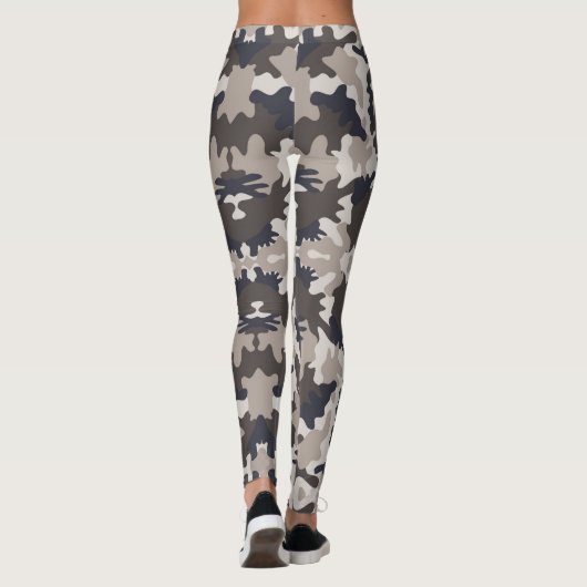 Camouflage Army - Power Yoga Leggings (Rückseite)