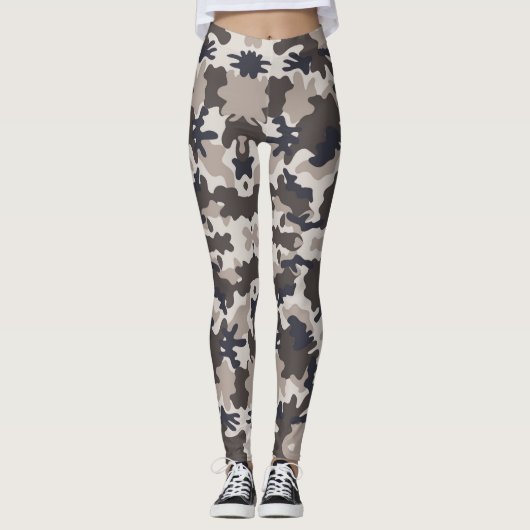 Camouflage Army - Power Yoga Leggings (Vorderseite)