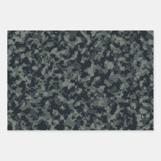 Camouflage Assorment 3-styles Digitale Camouflage Geschenkpapier Set (Vorderseite 2)