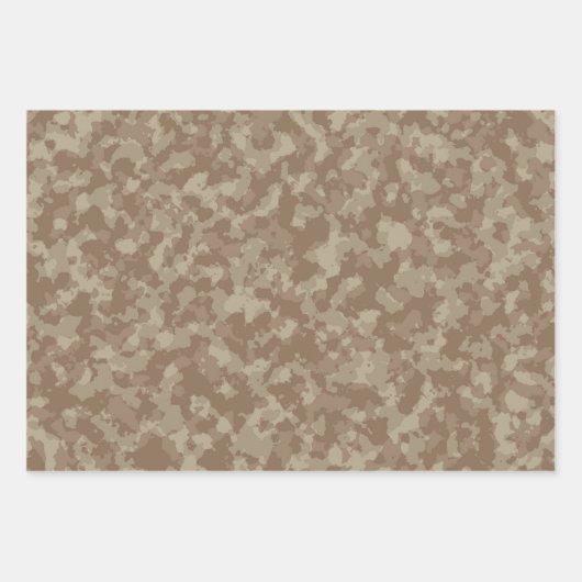 Camouflage Assorment 3-styles Digitale Camouflage Geschenkpapier Set (Vorderseite)