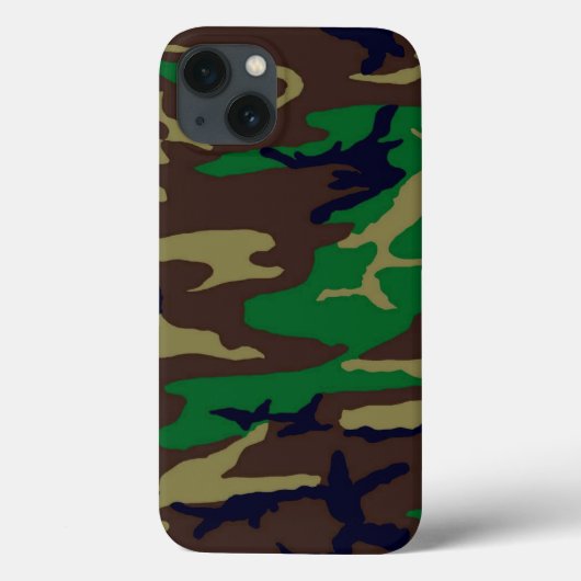 Camouflage aus Holz, Tough Xtreme, 6/6 Fall Case-Mate iPhone Hülle (Rückseite)