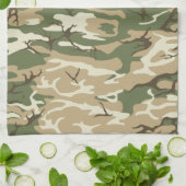 Camouflage ausgeblendet küchentuch (Gefaltet)