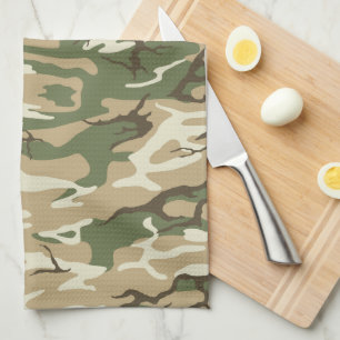Camouflage ausgeblendet küchentuch