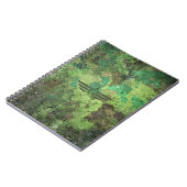 Camouflage Aviation Emblem Notebook - Militär Notizblock (Linke Seite)