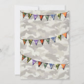 Camouflage Baby Boy Baby Shower Einladungen (Rückseite)