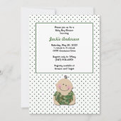 Camouflage Baby Boy Einladungen Geburtstag oder Ki (Vorderseite)