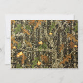 Camouflage-Baby-Dusche - Mädchen-Einladungen Einladung (Rückseite)