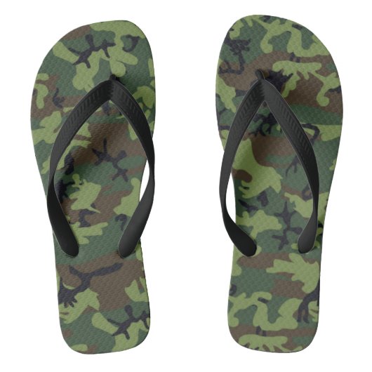 Camouflage Badesandalen (Fußbett)