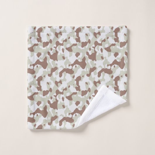 Camouflage Badezimmer Handtuch Set (Waschlappen)