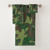 Camouflage Badezimmer Handtuch Set (Insitu)