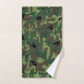Camouflage Badezimmer Handtuch Set (Handtuch)