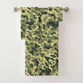 Camouflage Badhandtuch Set
