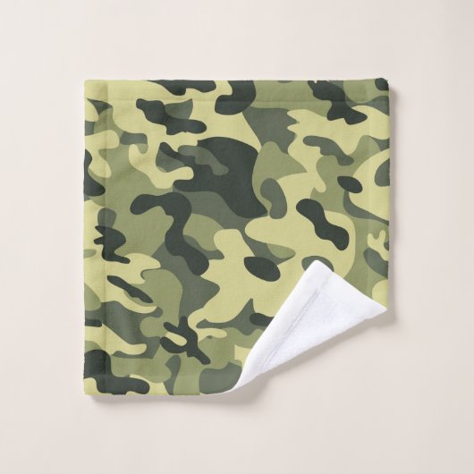 Camouflage Badhandtuch Set (Waschlappen)