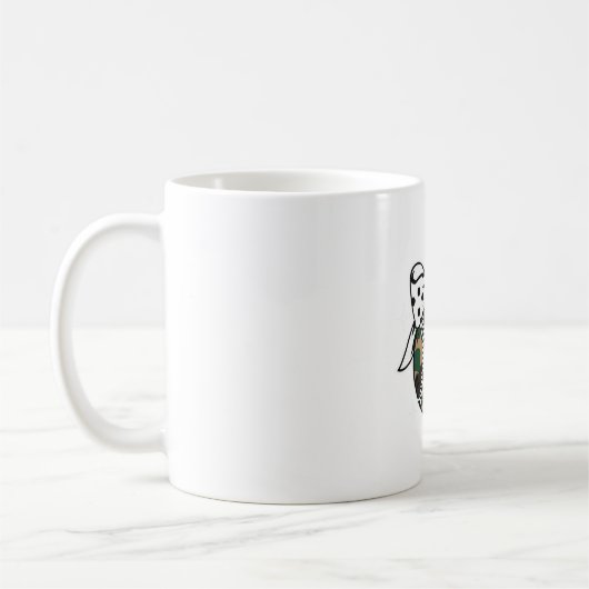 Camouflage Baseball mit Polka Dot Bow Kaffeetasse (Links)