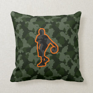 Camouflage-Basketball Kissen
