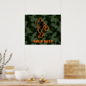 Camouflage Basketball Poster (Küche)