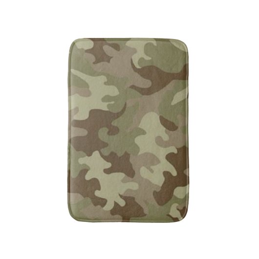Camouflage Bath Mat Badematte (Vorderseite Vertikal)