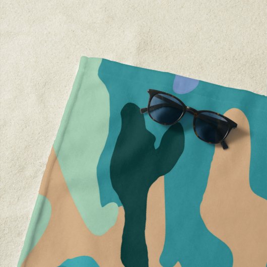 Camouflage Beach Handtuch (Beispiel)