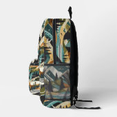 Camouflage Bedruckter Rucksack (Rechts)