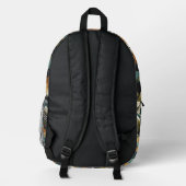 Camouflage Bedruckter Rucksack (Rückseite)
