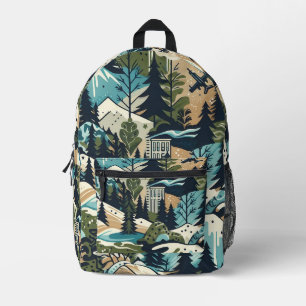 Camouflage Bedruckter Rucksack