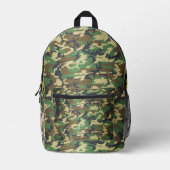 Camouflage Bedruckter Rucksack (Vorderseite)