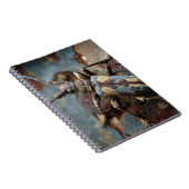 Camouflage Beetle Bark Notebook Notizblock (Rechte Seite)