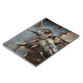 Camouflage Beetle Bark Notebook Notizblock (Linke Seite)