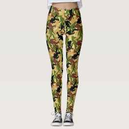 Camouflage Bigfoot Gemustert Leggings