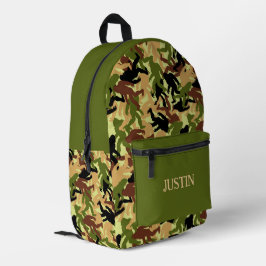 Camouflage Bigfoot Gemusterte Camouflage drucken Bedruckter Rucksack