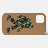 Camouflage Bigfoot Sasquatch Case-Mate iPhone Hülle (Rückseite (Horizontal))