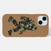 Camouflage Bigfoot Sasquatch Case-Mate iPhone Hülle (Rückseite (Horizontal))