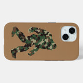 Camouflage Bigfoot Sasquatch Case-Mate iPhone Hülle (Rückseite (Horizontal))