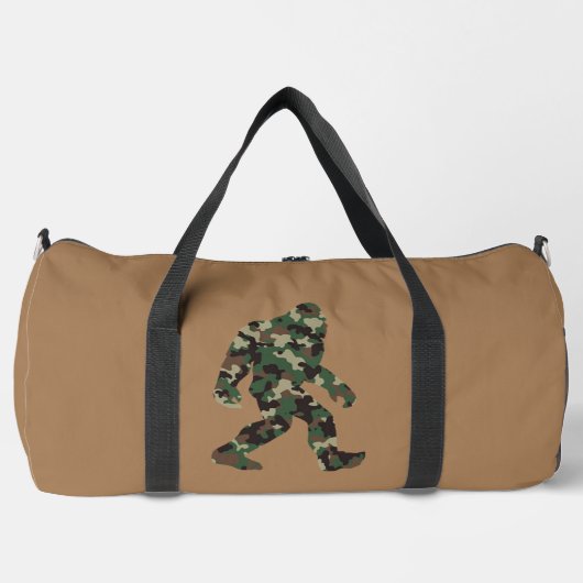 Camouflage Bigfoot Sasquatch Duffle Bag (Vorderseite)