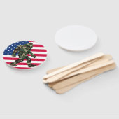 Camouflage Bigfoot Sasquatch Fächer (Non-assembled)