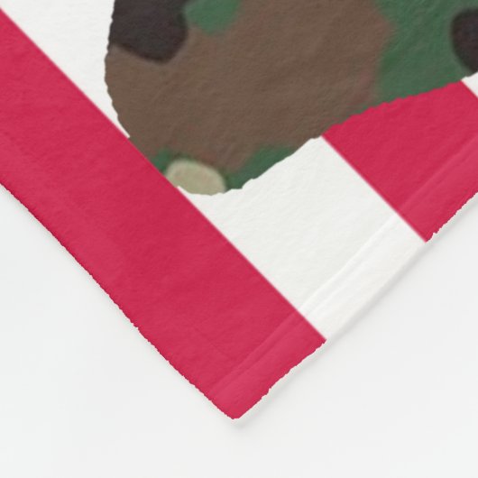 Camouflage Bigfoot Sasquatch Fleecedecke (Ecke)