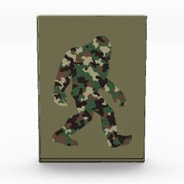 Camouflage Bigfoot Sasquatch Fotoblock