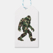 Camouflage Bigfoot Sasquatch Geschenkanhänger (Vorderseite)