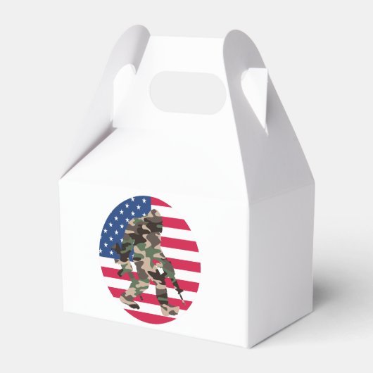 Camouflage Bigfoot Sasquatch Geschenkschachtel (Vorderseite)