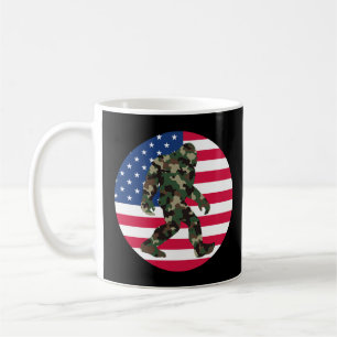 Camouflage Bigfoot Sasquatch Kaffeetasse