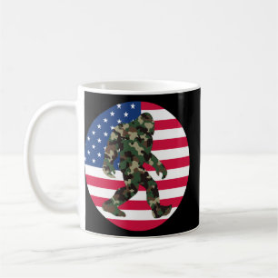 Camouflage Bigfoot Sasquatch Kaffeetasse