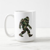 Camouflage Bigfoot Sasquatch Kaffeetasse (Links)